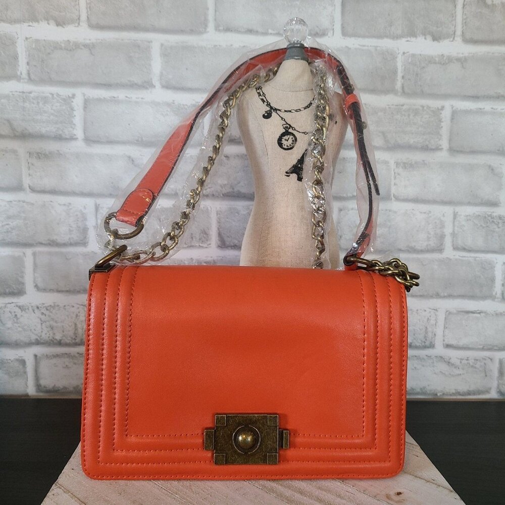 Donna Bella Designs Crossbody Bag Orange NWT